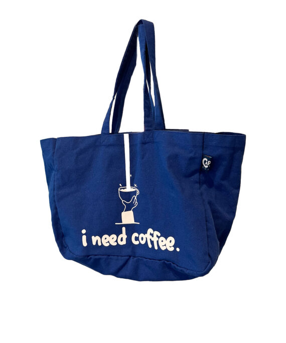 "I need coffee" Canvas Tote Bag